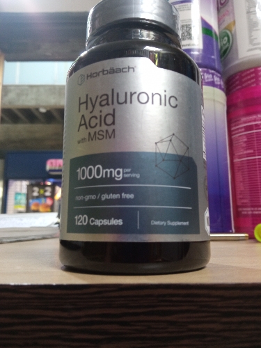 Acid hyaluronic with MSM 120 cápsulas 1000 mg horbaach