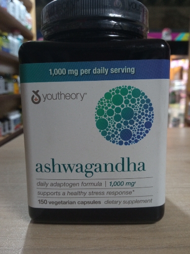 Ashwagandha 150 cápsulas 1000mg  youtheory