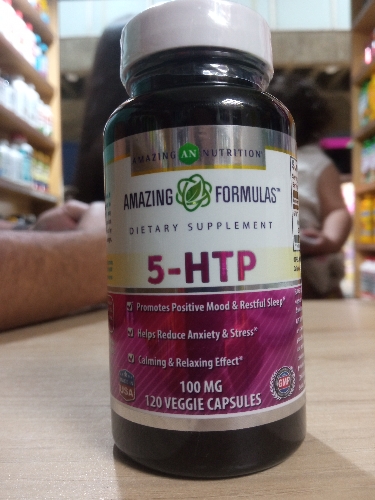 5-htp 120 cápsulas 100mg Amazing formulas