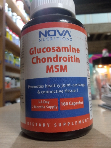 Glucosamina chondroitin MSM 180 cápsulas NOVA