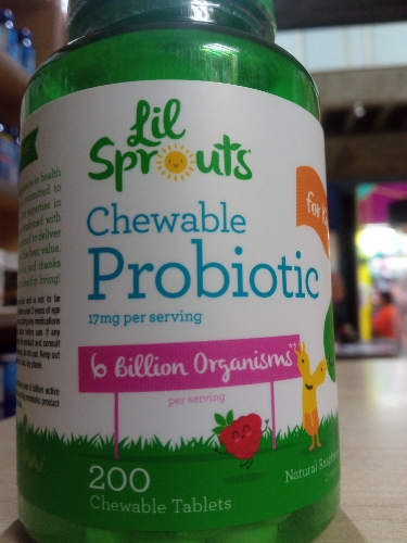 Probiotic kids 200 tabletas 6 billones Lil sprouts