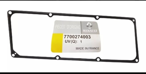 7700274003  EMPACADURA TAPA VALVULA LOGAN / SANDERO / SYMBOL 1.4 8v / KANGO 1.4 8V / R19 (METALICA)