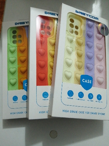 Case pop it corazon A71
