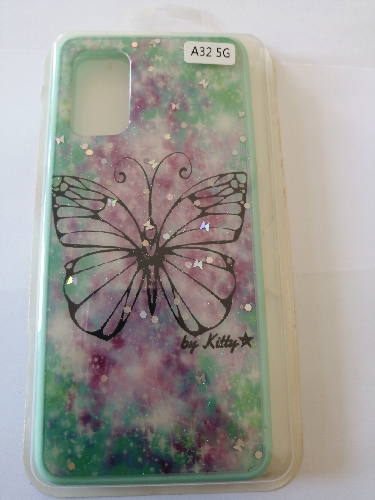 Case escarchado borde colores A32 5G +mica vidrio