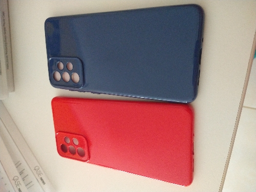 Case brillante gamuzado A73 5G