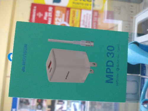 Cargador Movisun MPD30 tipo c c 30w