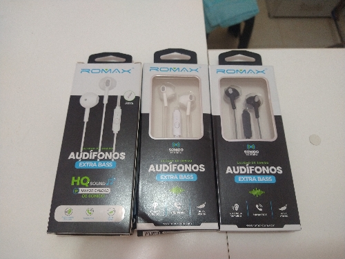Audifono ROMAX EXTRA BASS N/B
