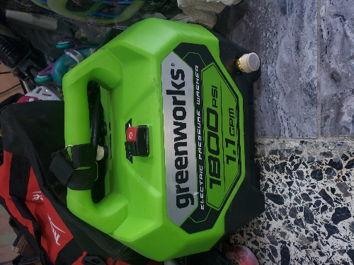 Hidro lavadora Greenworks portable