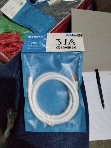 Cable tipo USB a C marca MTMAX