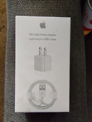 Cargador de iPhone tipo USB a linghtning 5w