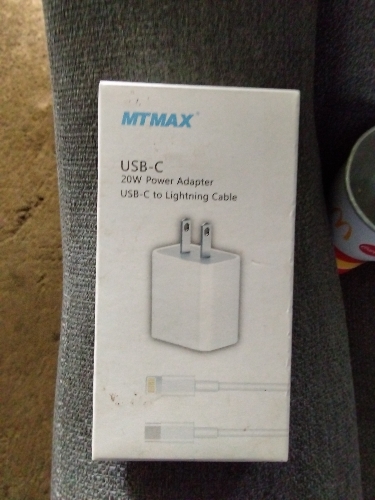 Cargador de iPhone tipo c a linghtning MTMAX 20w