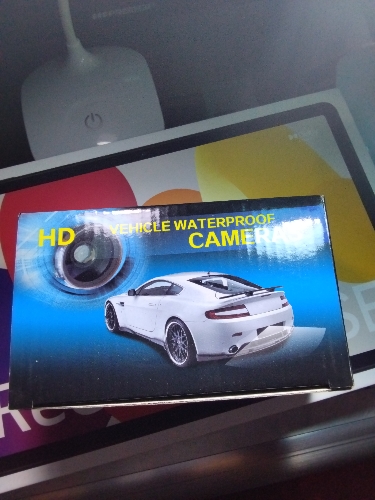 Camara de retroceso caja azul
