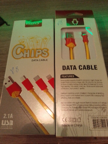 Cabo USB 2.1A / V8