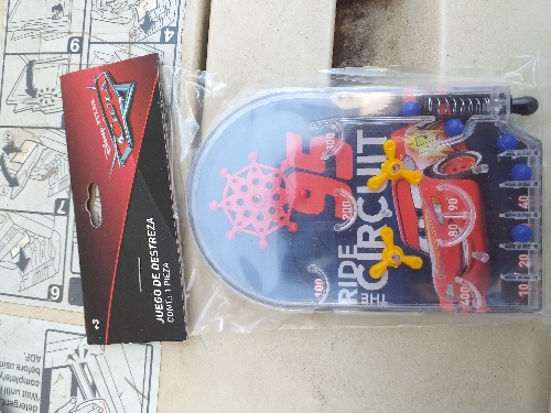 Juego de destreza cars