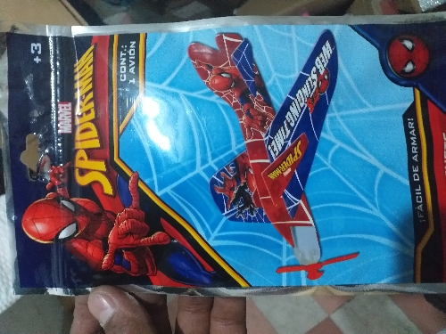 Avión Spiderman tn71