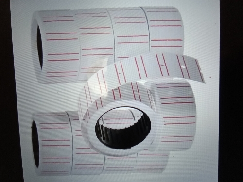 Paquete con 10 rollos para etiquetadora