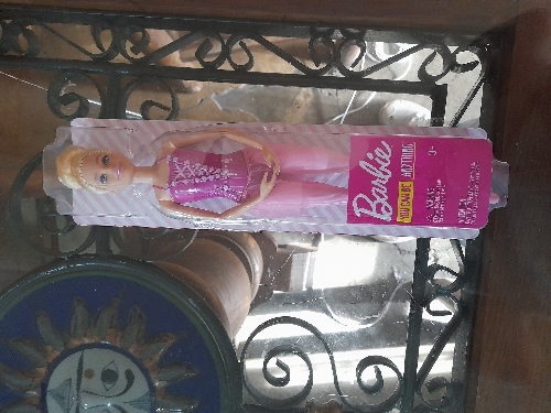 Barbie bailarina morada y rosa
