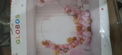 Globos Rosa oro pack 19700