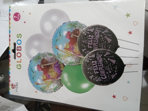 Globo 7 pack Diferentes Modelos