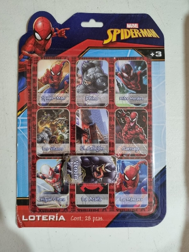 Lotería spider man lt87