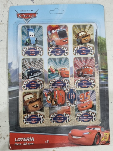 Lotería cars lt53
