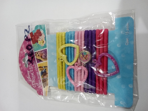 Ligas p cabello 15 piezas