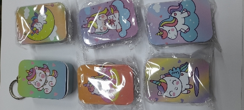 CAJITA LLAVERO UNICORNIO