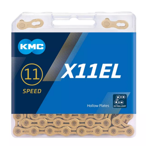 Cadena KMC X11EL dorada