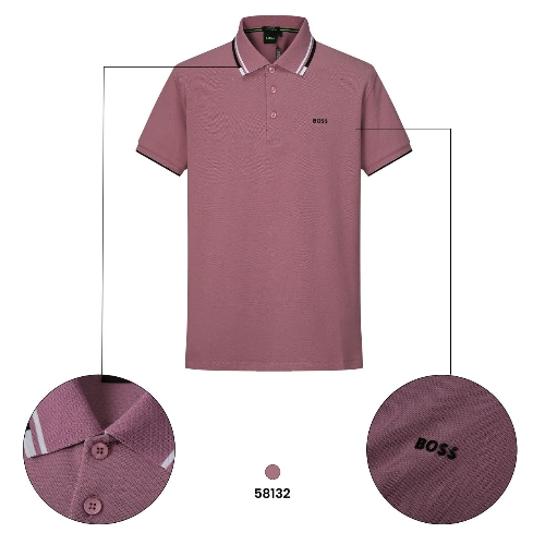 Camiseta 58132 Tipo Polo Morado Oscuro Para hombre.  Talla  M