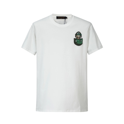 Camiseta 68512 estampada blanca para hombre.Talla M
