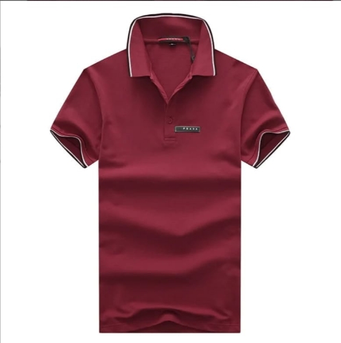 Camiseta 38015 tipo polo vino para Hombre. Talla m