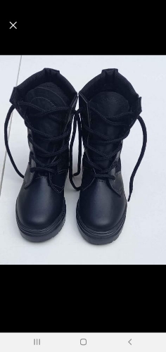 Botas militar color negro