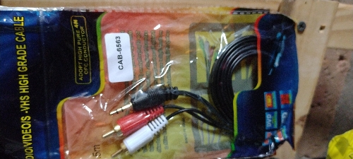 Cable audio, video y auxiliar