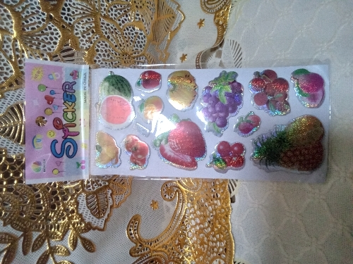 Stiker de frutas