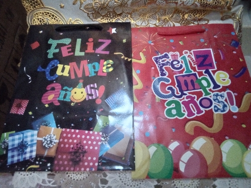 Bolsa de regalo feliz cumpleaños