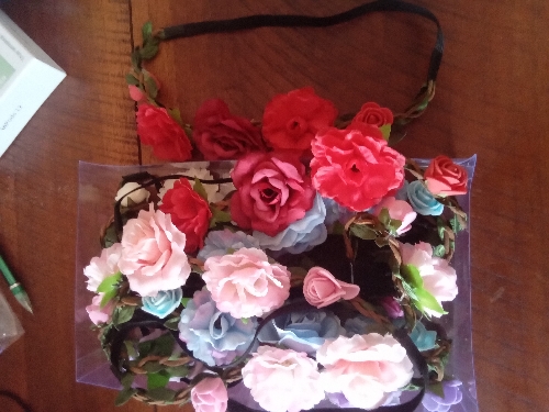 Diadema de flores