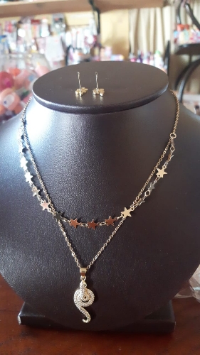 Collar serpiente estrella
