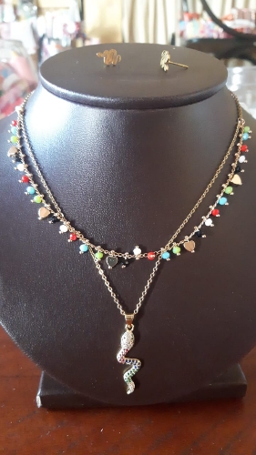 Collar serpiente colores