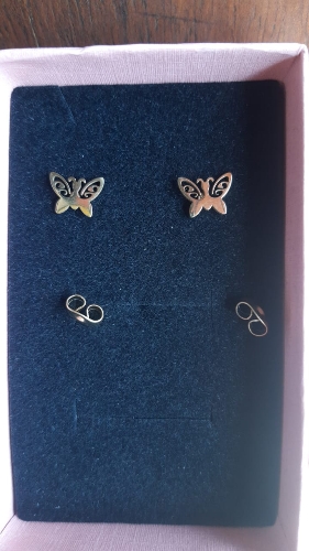 Mini arete mariposa