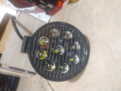 Faro redondo 9 led