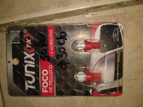 Foco 158 LED 5 led rojo