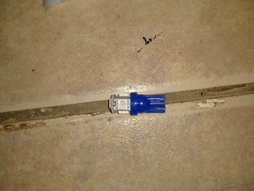 Foco 158 LED 5 led azul