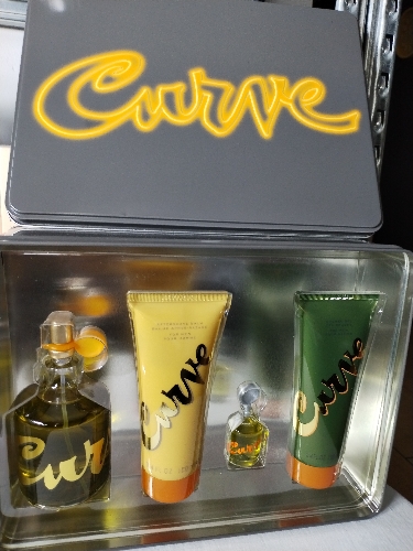 Set curve tradicional 4 piezas, Estuche metalico