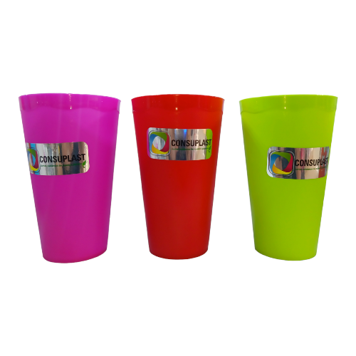 Vaso plástico x 2