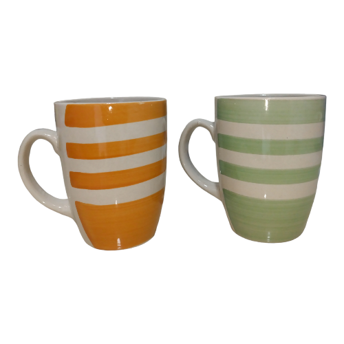 Taza con rayas