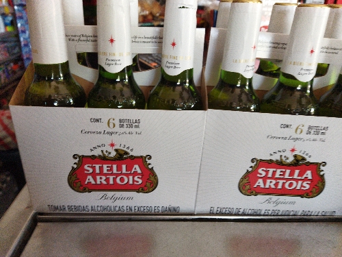 Cerveza Stella artois 330 sispak por 6 uni