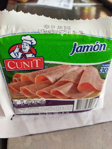 Jamón cunit por 30 unid 500 gr