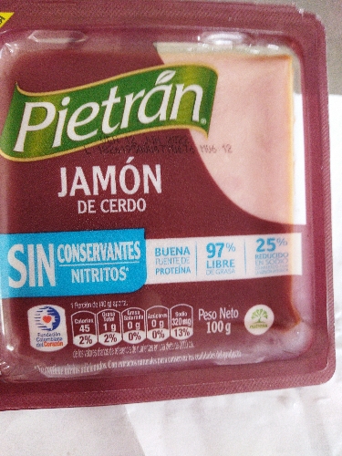Jamón pietran 100 gr