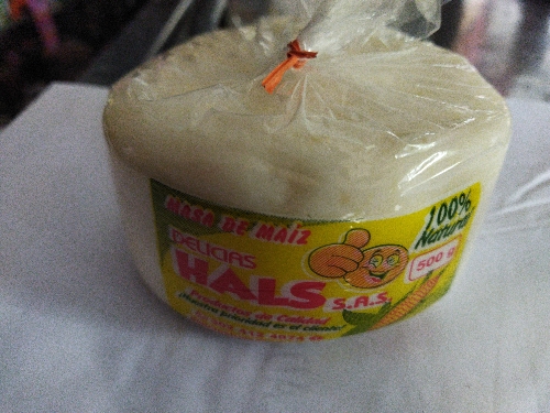 Masa de maíz 100% natural por 500 gr