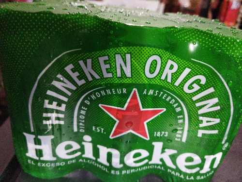 Cerveza heniken por 6 unid 269 cm